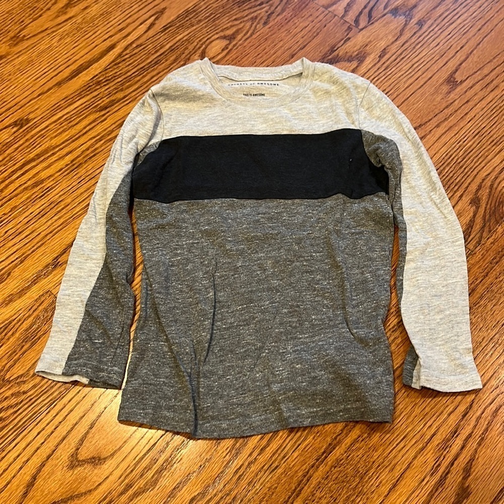 Rockets of Awesome Boy’s Striped Long Sleeve Size 6-7